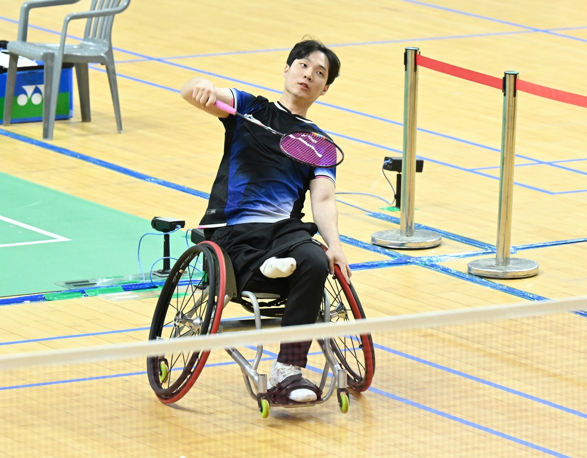 유수영, 장애인체전 배드민턴서 파리 '동' 김정준과 결승 맞대결