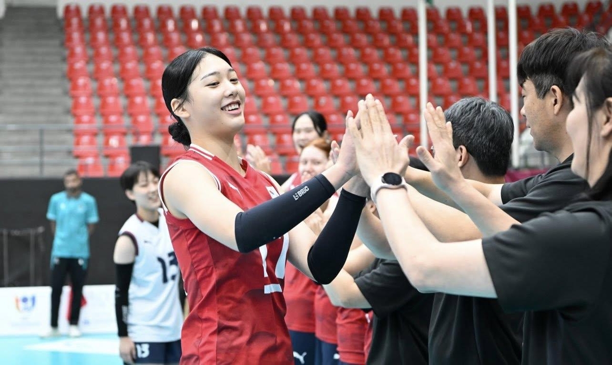 '김연경 잇는' 여자배구 차세대 에이스 손서연, 득점왕 예약