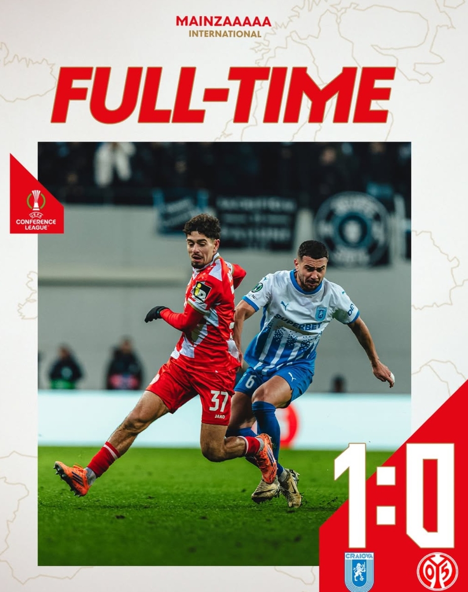 크라이오바에 0-1로 패한 마인츠