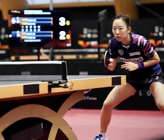 탁구 양하은, WTT 피더 파르마 대회서 단식·혼복 우승 2관왕