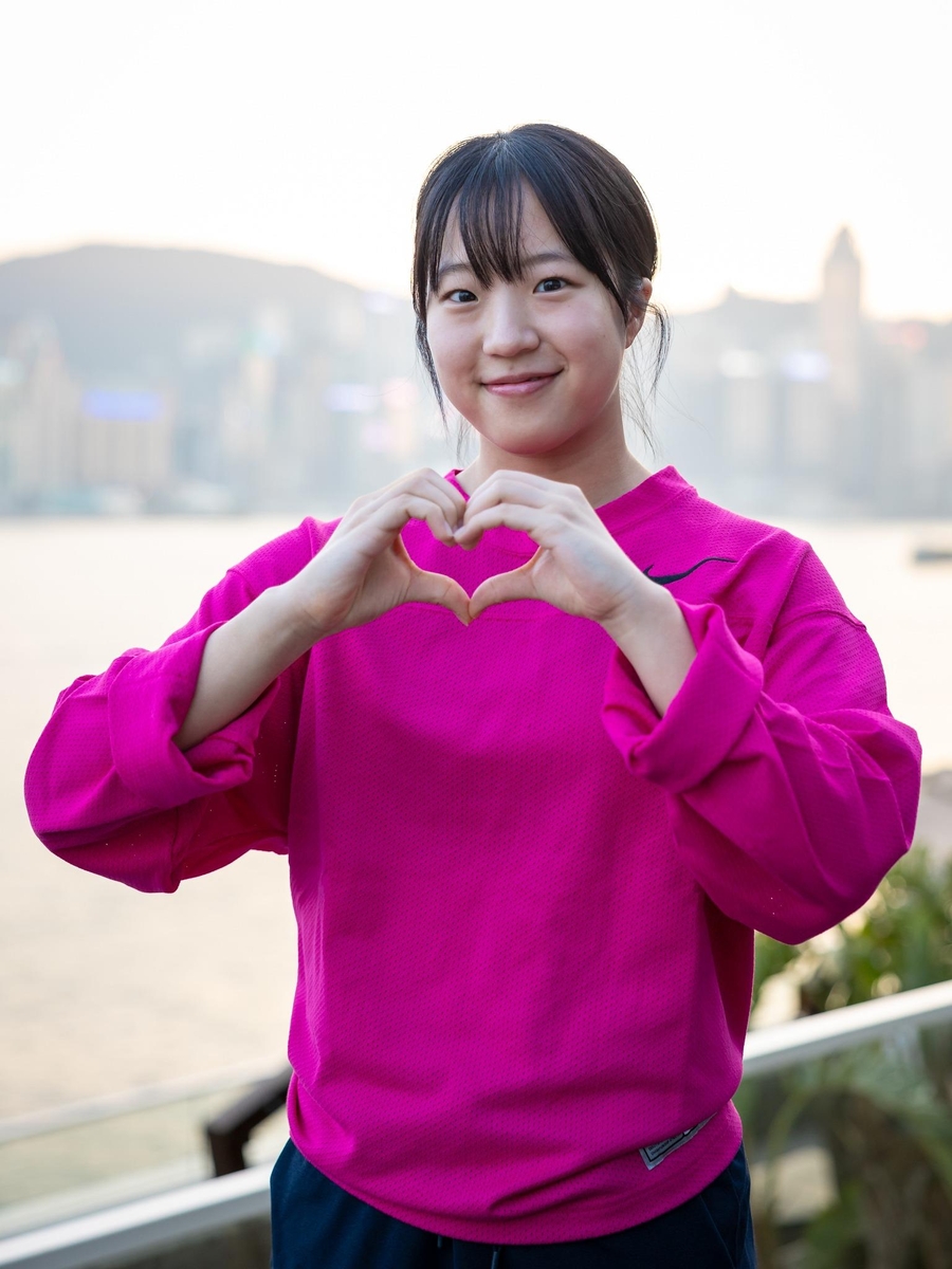 WTT 홍콩 파이널스 조 추첨식에 참석한 신유빈