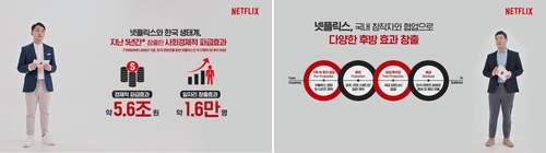 Netflix dice que su inversión ha creado efectos económicos por valor de 5,6 billones de wones en Corea del Sur