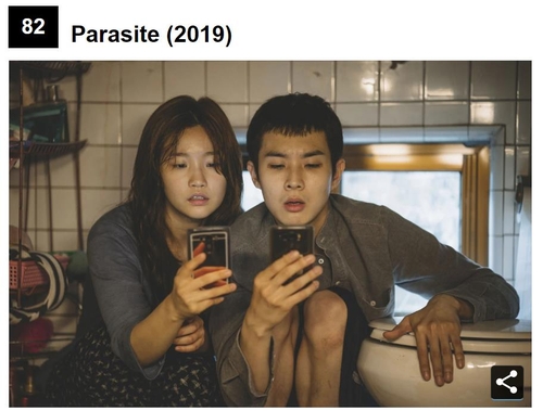 'Parasite' de Bong Joon-ho figura en la lista de las 100 mejores películas de Variety
