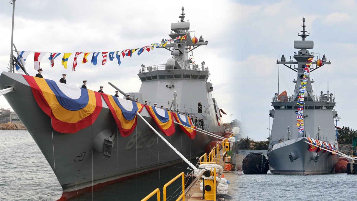 Corea del Sur bota una nueva fragata llamada como el buque de guerra torpedeado en 2010 por Corea del Norte