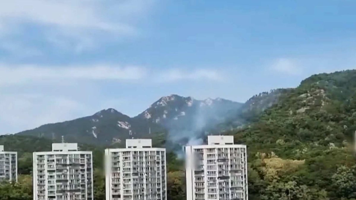 서울 노원구 수락산 화재…30분 만에 진압