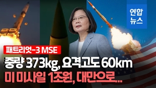 [영상] 미 '패트리엇3 MSE' 미사일 100기 대만행 임박…무려 1조1천억원