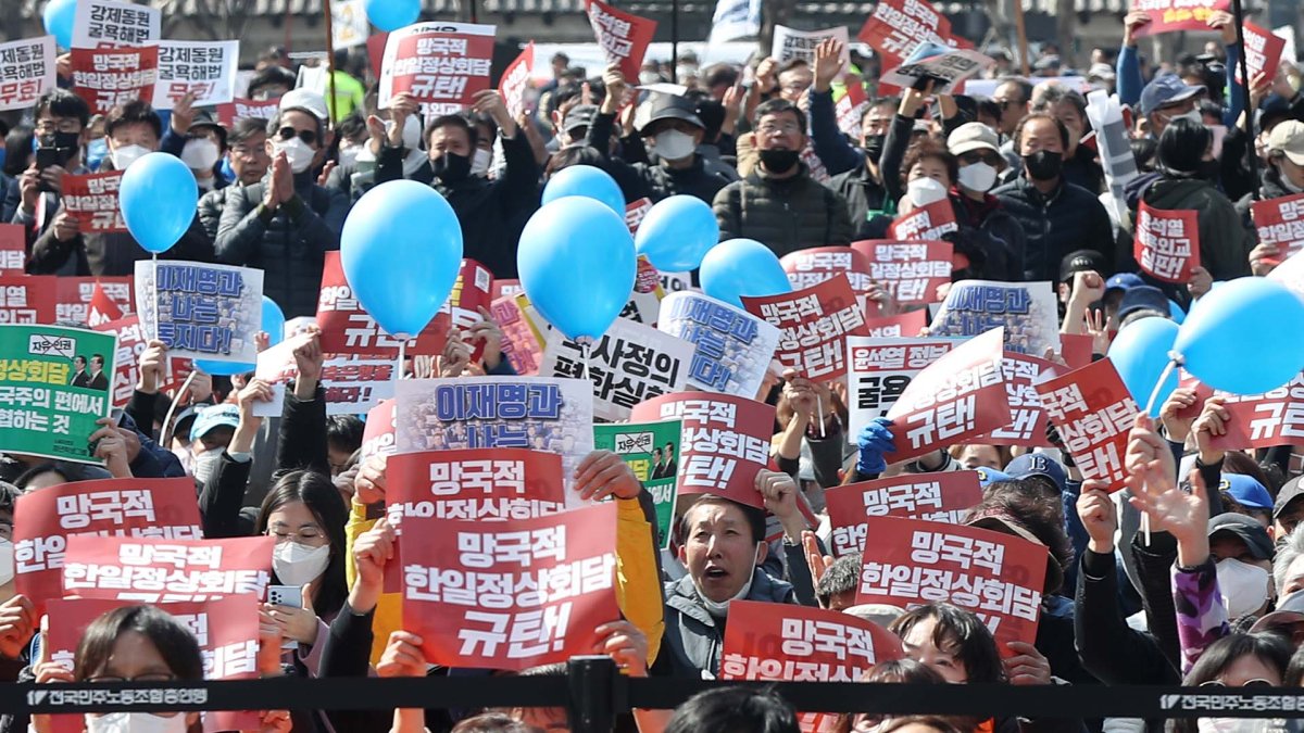 "강제동원 굴욕해법 무효"…주말 대규모 집회