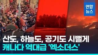  곳곳 사상초유 '전원 대피령' …캐나다 산불 17만명 엑소더스