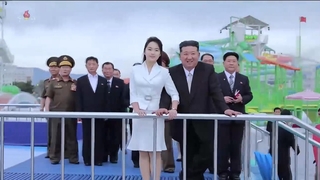 北朝鮮東部に大規模リゾート地　金正恩氏一家が完成式出席（６月２６日）
