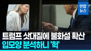 [영상] 손가락질하는 트럼프, 멜라니아와 싸웠나?…입모양 분석해봤더니
