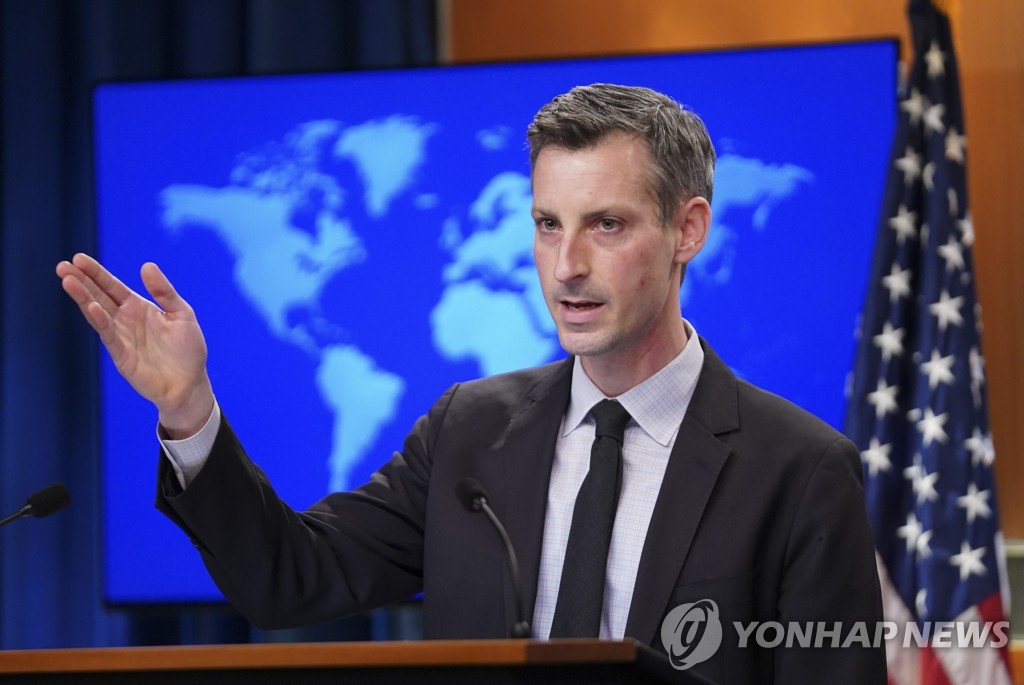 (LEAD) Joint efforts of S. Korea, Japan critical to denuclearization of N. Korea: State Dept.