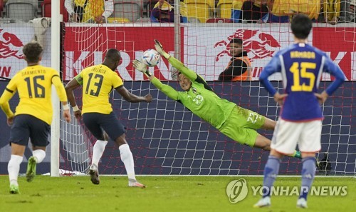 일본 축구, 에콰도르와 0-0 무승부…이란도 세네갈과 비겨