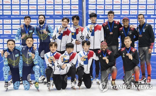 한국 쇼트트랙, 월드컵 1차 남자계주 금메달…최민정 1,000ｍ 銀
