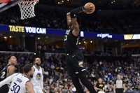 머랜트 빠진 NBA 멤피스, 커리 분전한 골든스테이트에 완승