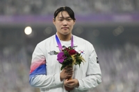 [아시안게임] 고교생 김태희, 한국 여자해머 사상 첫 메달…한국기록으로 3위