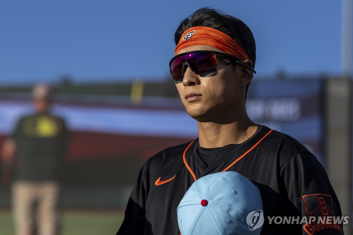 4타수 무안타로 경기를 마친 샌프란시스코 이정후