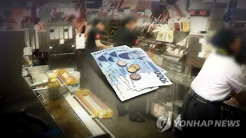 2분기 아르바이트 평균소득 66만4천원…5.2%↑ | 연합뉴스