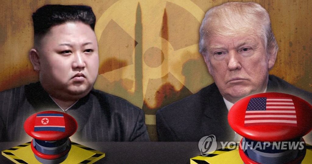 트럼프, 하노이서 김정은에 '핵무기 美에 넘겨라' 직설적 요구 (PG)