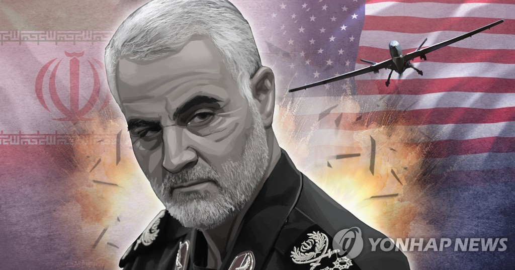 미국, 이란 군부 실세 가셈 솔레이마니 혁명수비대 쿠드스군 사령관 제거 (PG)