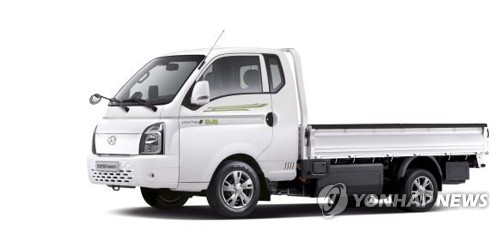 電気トラックの「ポーター・エレクトリック」（現代自動車提供）＝（聯合ニュース）≪転載・転用禁止≫