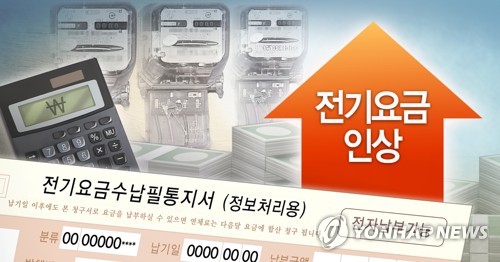 증권가 "전기요금 인상 폭 아쉬워…한국전력 주가에 부정적"