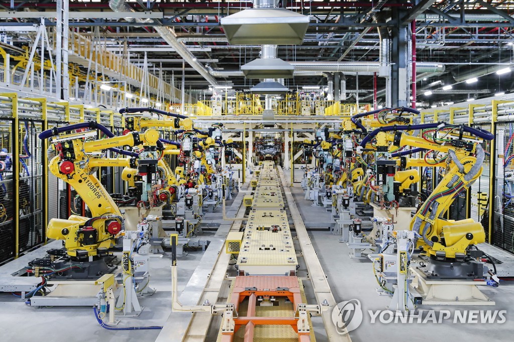 한국GM 차체 공장