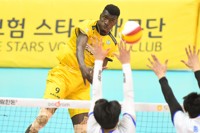 '말리 폭격기' 케이타, 프로배구 최초 한 시즌 4차례 라운드 MVP