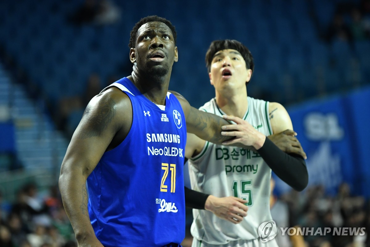 프로농구 삼성 골 밑 지키던 코번, KBL 떠나 일본으로