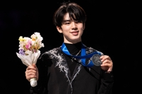 世界フィギュア銀の車俊煥「すべて出し切った」　韓国男子初の表彰台