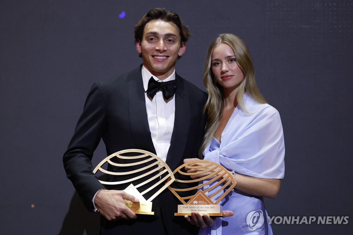 2025 세계육상연맹 선정 남자부 '올해의 선수' 듀플랜티스