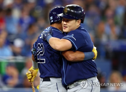 Rays' Choi Ji-man hits 1st homer in 10 games