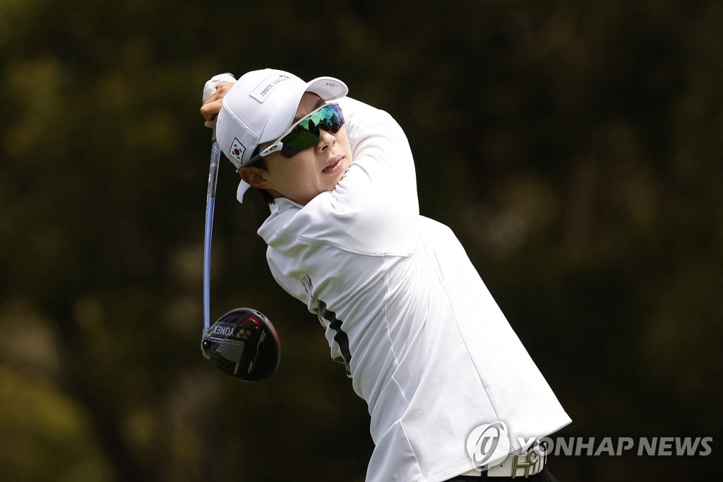 김효주의 경기 모습