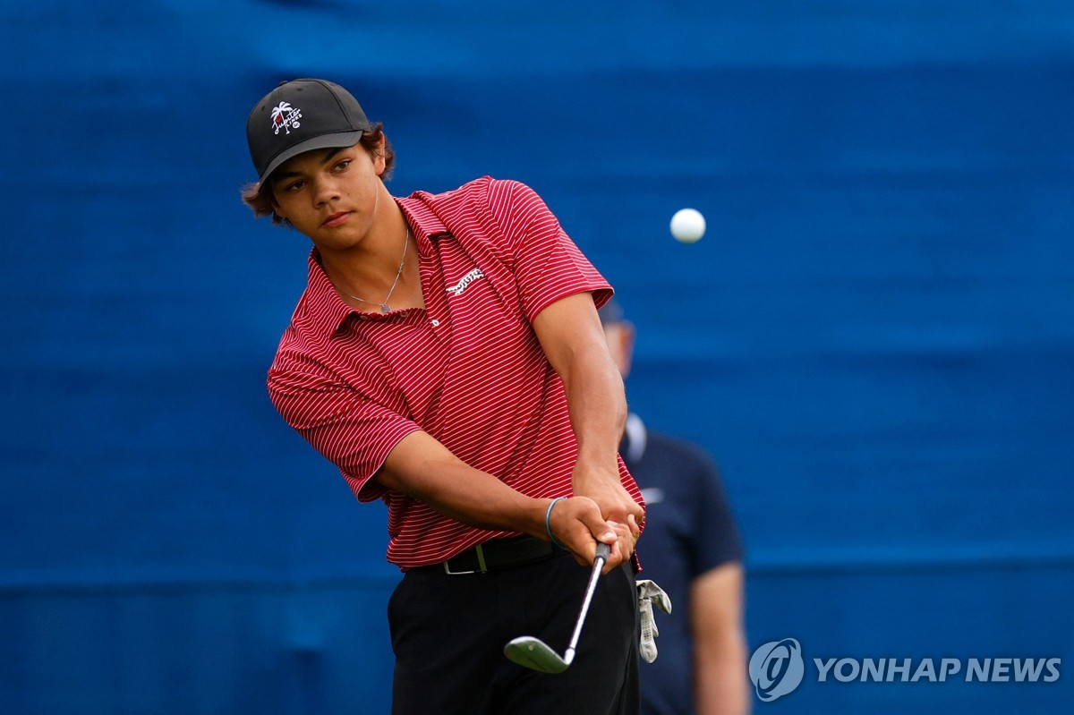 우즈 아들 찰리, US오픈 골프 대회 지역 예선 통과 실패