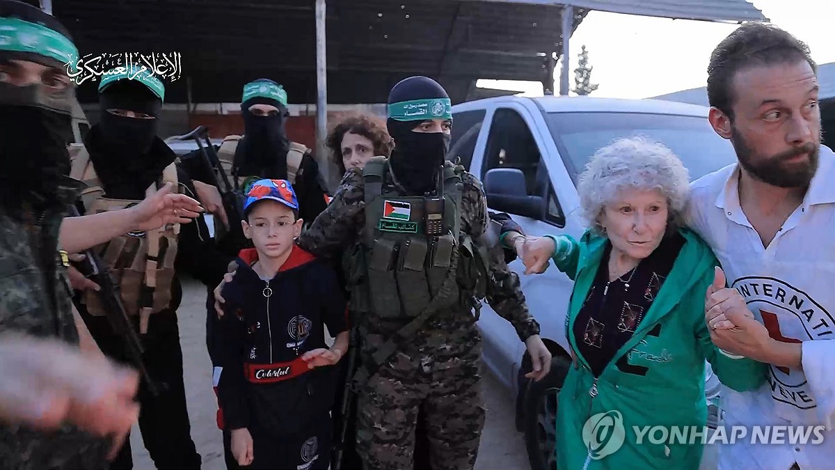 Second hostage released in Gaza…  E-Hamas war of nerves for hours (comprehensive) |  yunhap news