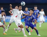[아시안게임] 북한 남자축구, 일본에 져 4강 진출 실패