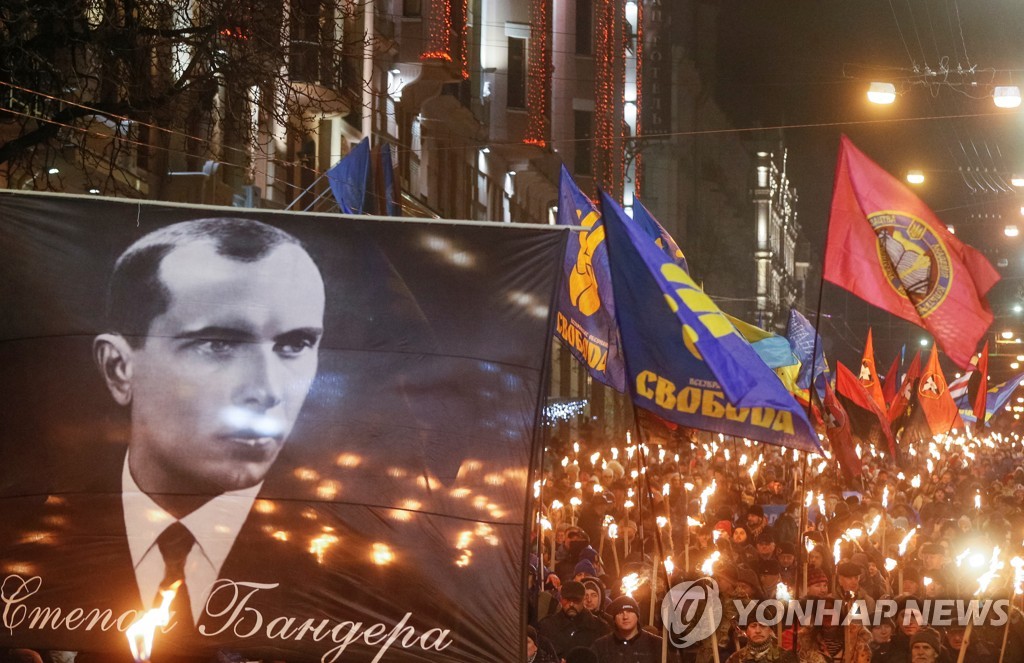 UKRAINE-CRISIS/TORCH MARCH