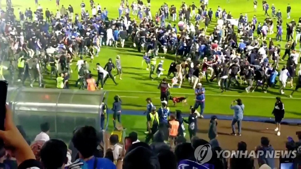 관중 난입