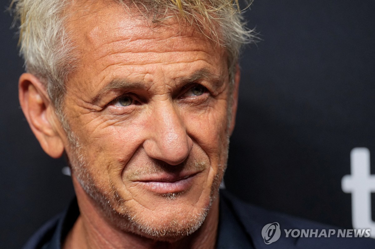 토론토국제영화제 참석한 배우 숀 펜
