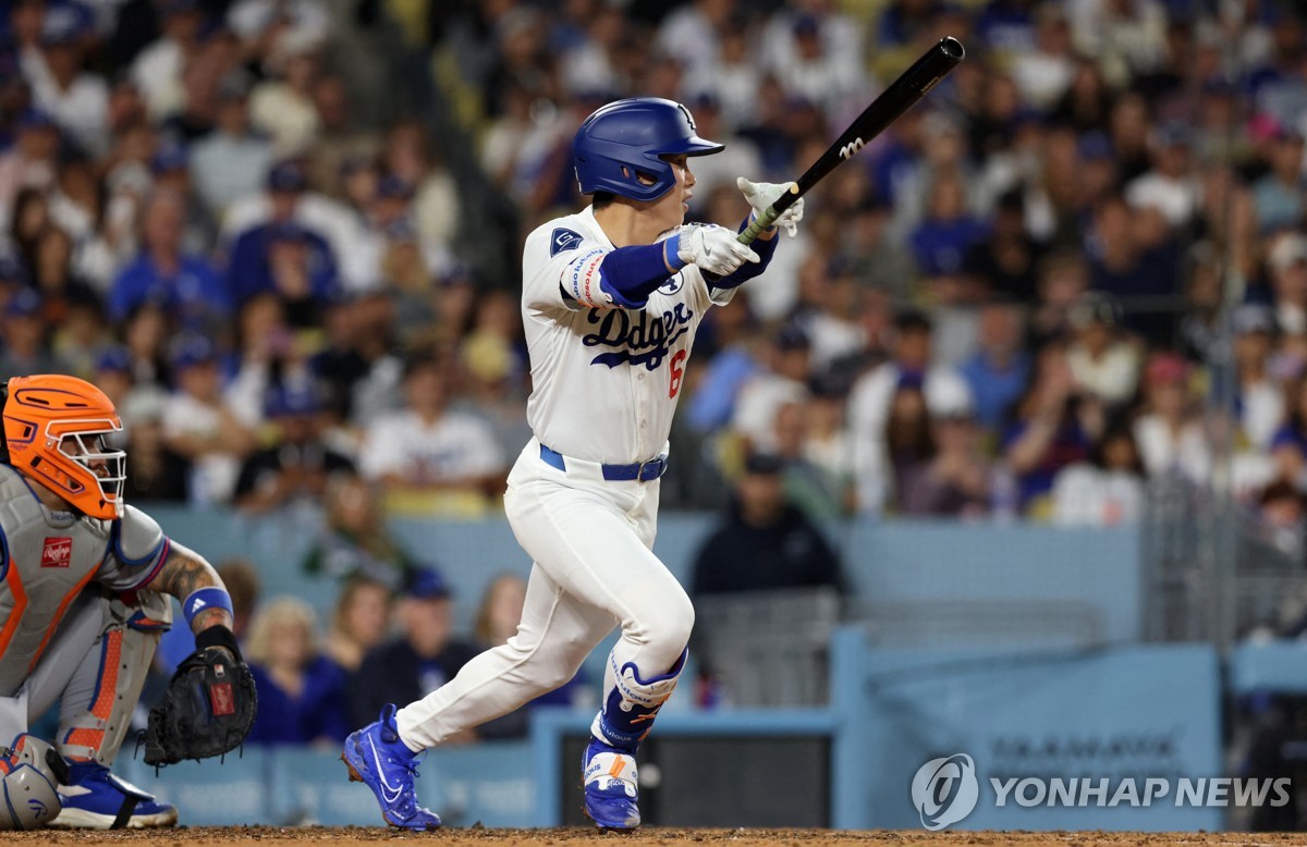2안타 활약을 펼친 김혜성