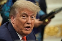 (LEAD) Trump says U.S. will 'get conflict solved' with N. Korea if there's one