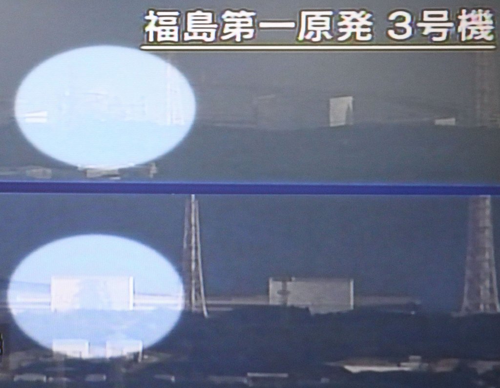<日대지진> 후쿠시마 제1원전 3호기 폭발 전후