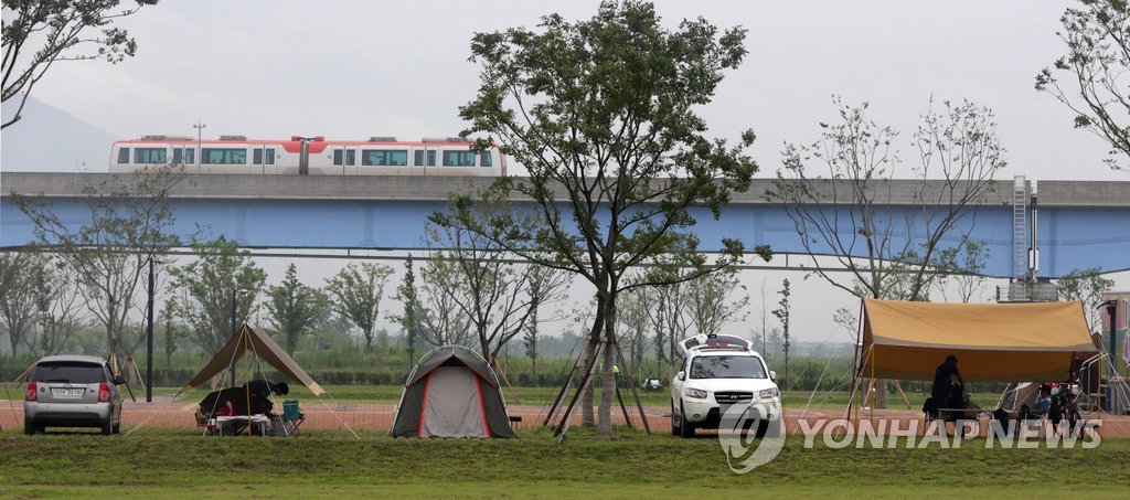 부산 첫 오토캠핑장 절반의 성공…민간위탁 검토 | 연합뉴스
