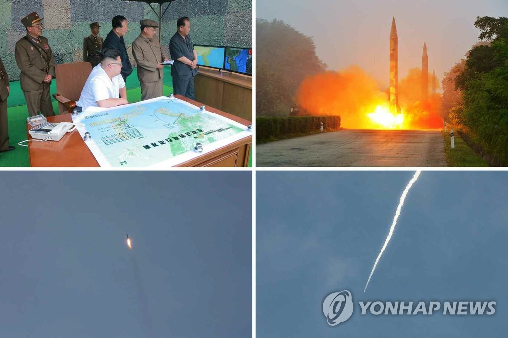 北朝鮮が公開したミサイル実験