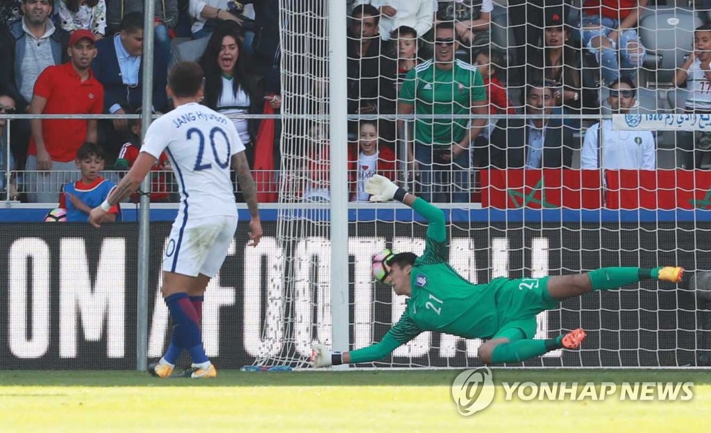 هزيمة المنتخب الكوري الجنوبي الكاملة من المنتخب المغربي في مباراة ودية لكرة القدم - 3