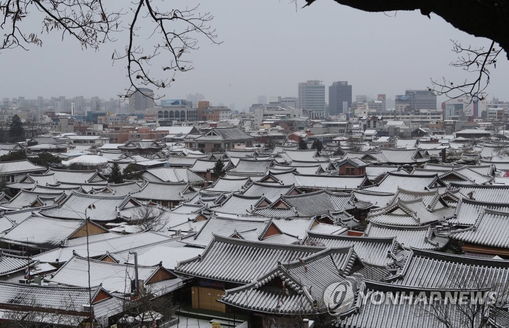 全州韓屋村が人気　２年連続で訪問客１千万人超え＝韓国