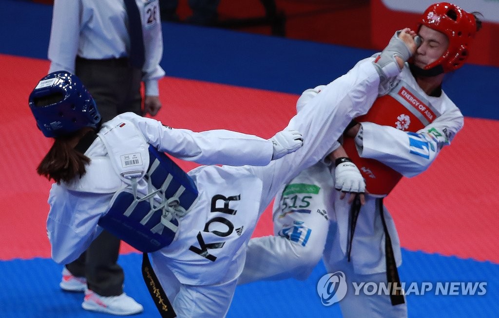 S. Korea women's taekwondo silver medal Yonhap News Agency