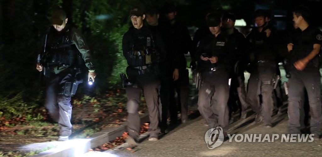 퓨마수색에 투입된 경찰 특공대