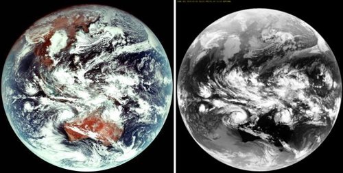 Le satellite météorologique coréen fournit les premières images