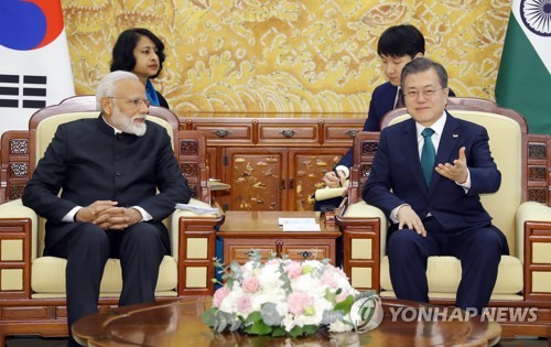  Corea del Sur y la India acuerdan fortalecer la cooperación en defensa y los lazos económicos