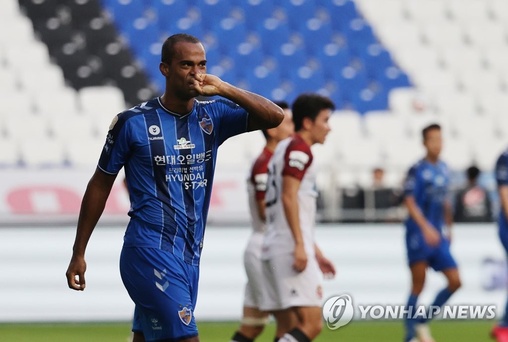 K League's top scorer also leads in shots, shooting percentage